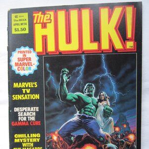 1978 The Hulk! #14 - Marvel Comics Magazine - rare